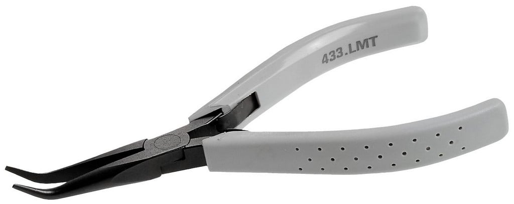 Facom tang met smalle, 45° gebogen bekken l135mm - 433.LMT