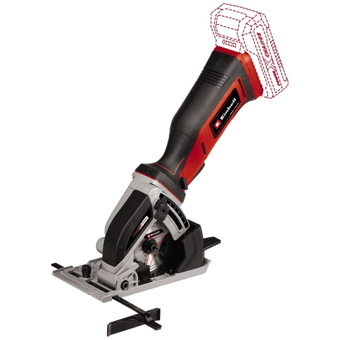 Einhell TE-CS 18/89 Li Solo - Accu Mini Handcirkelzaag | 18V | 89 mm | Zonder accu en lader - 4331100