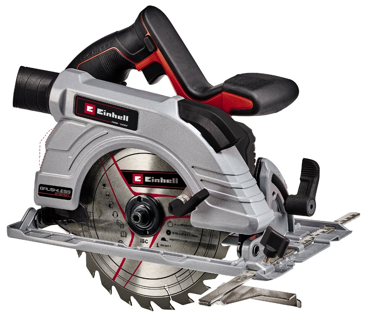 Einhell TP-CS 18/190 Li BL Solo - Accu Handcirkelzaag | 18V | 190 mm | Zonder accu en lader - 4331210