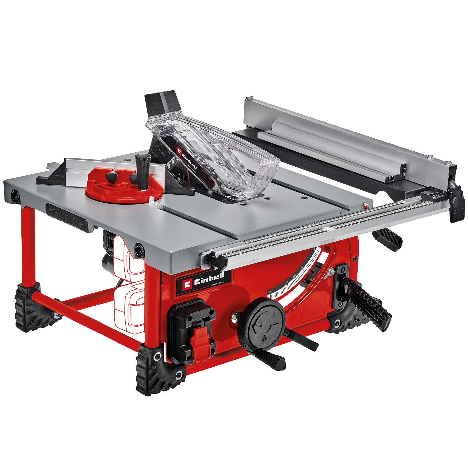 Einhell TE-TS 36/210 Li Solo - Accu Zaagtafel | 2 x 18V| 210 mm | 3800 rpm | Zonder accu&apos;s en lader - 4340450
