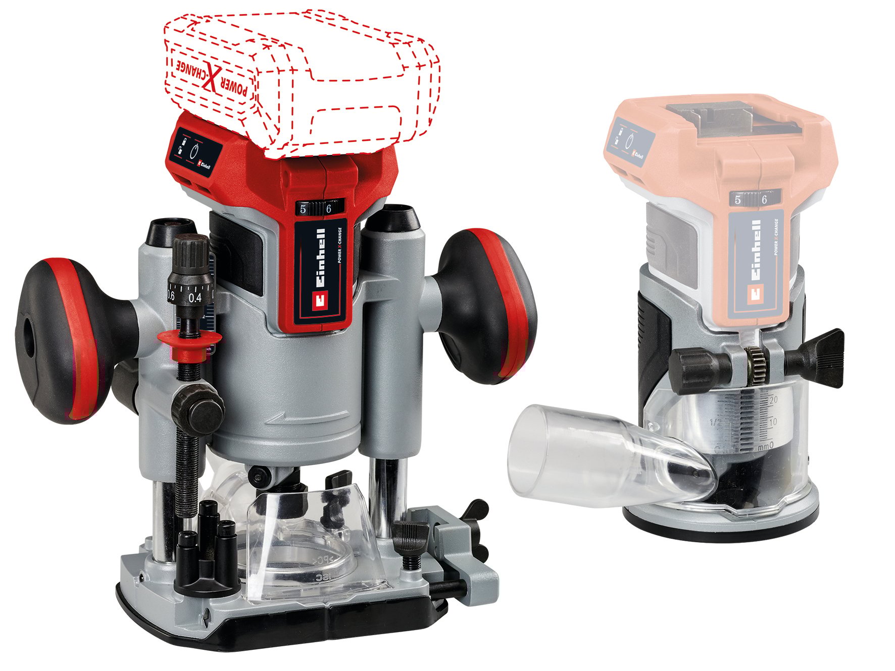 Einhell TP-RO Kit Li BL Solo - Accu Boven-/Kantenfrees | 18V | In koffer - 4350410 - 4350410
