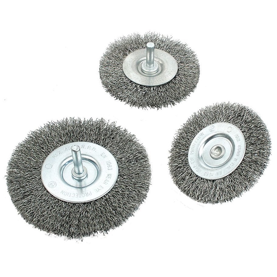 Brüder Mannesmann Staaldraadborstel grof 75 mm (Hobby) - 439-G-75