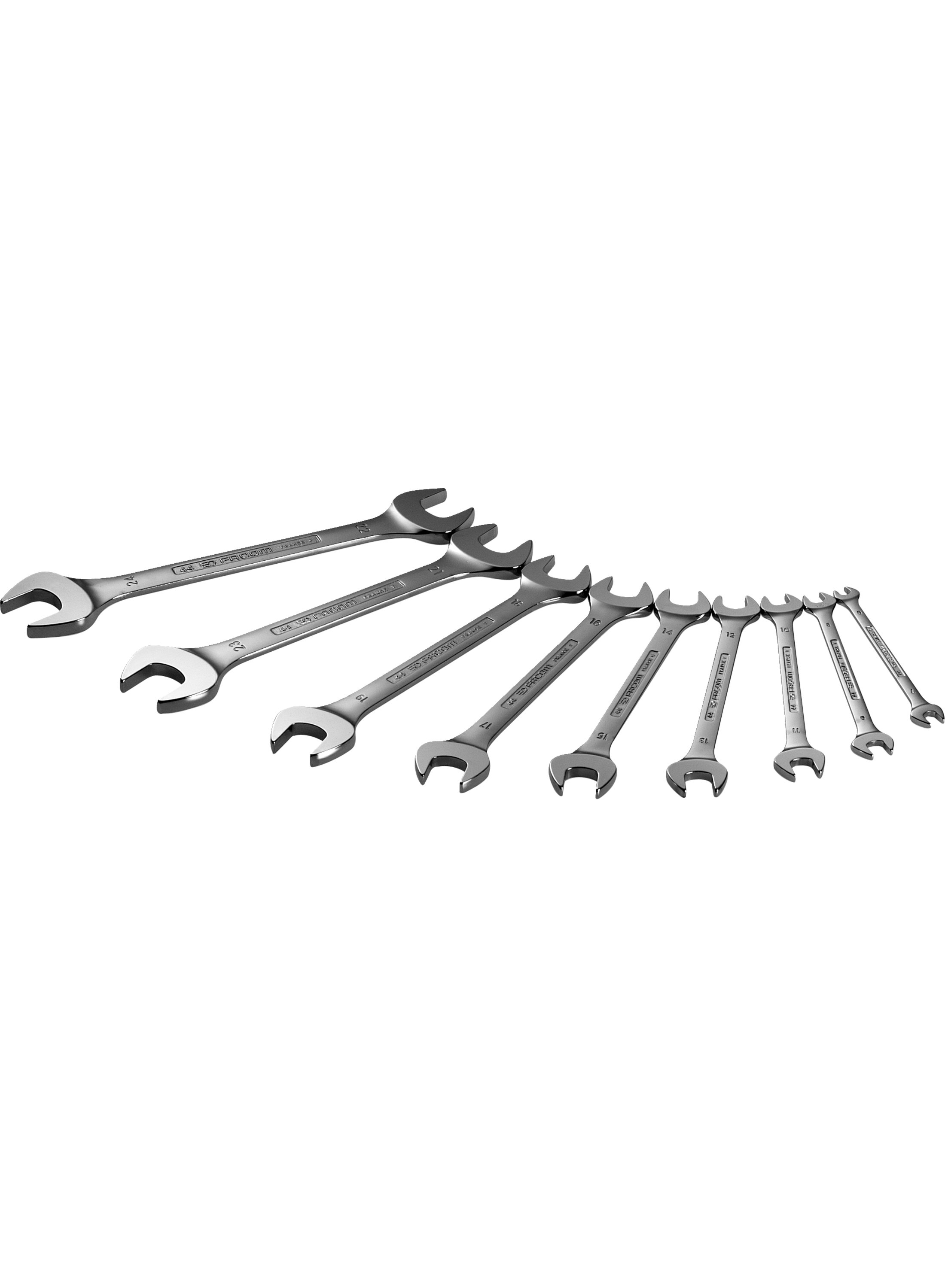 Facom set van 11 steeksleutels, inch maten - 44.JU11A