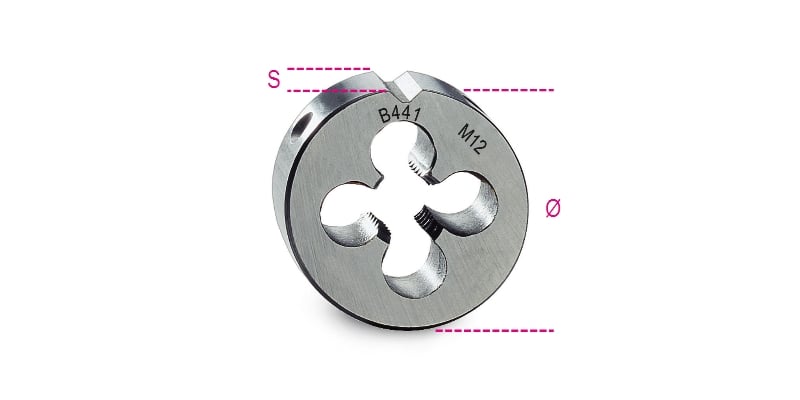 Beta Snijplaten, grove spoed, metrische draad HSS 442 3 - 004420003