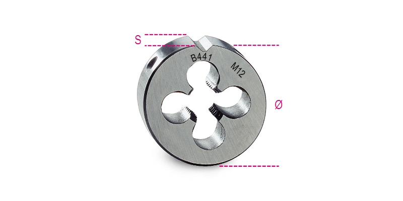 Beta Snijplaten, grove spoed, metrische draad HSS 442 10 - 004420010