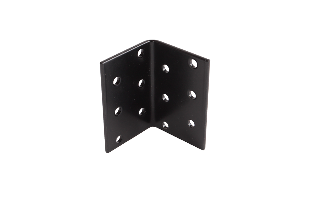 Waelbers Verbindingshoek 40x40x60mm zwart - 50 Stuk(s) - 448407.11