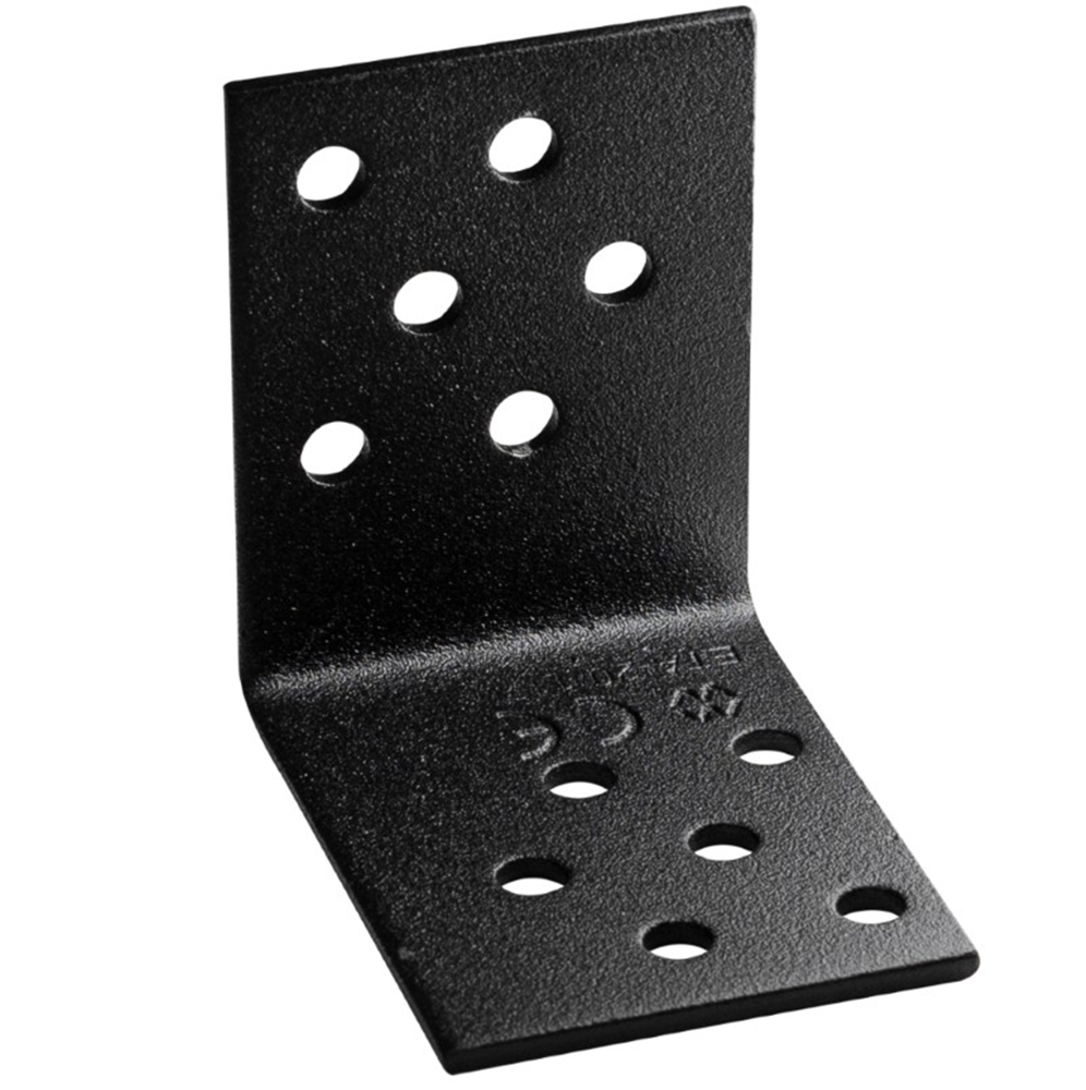 Waelbers Verbindingshoek 60x60x40x2,5mm zwart TXT - 50 Stuk(s) - 448418.11