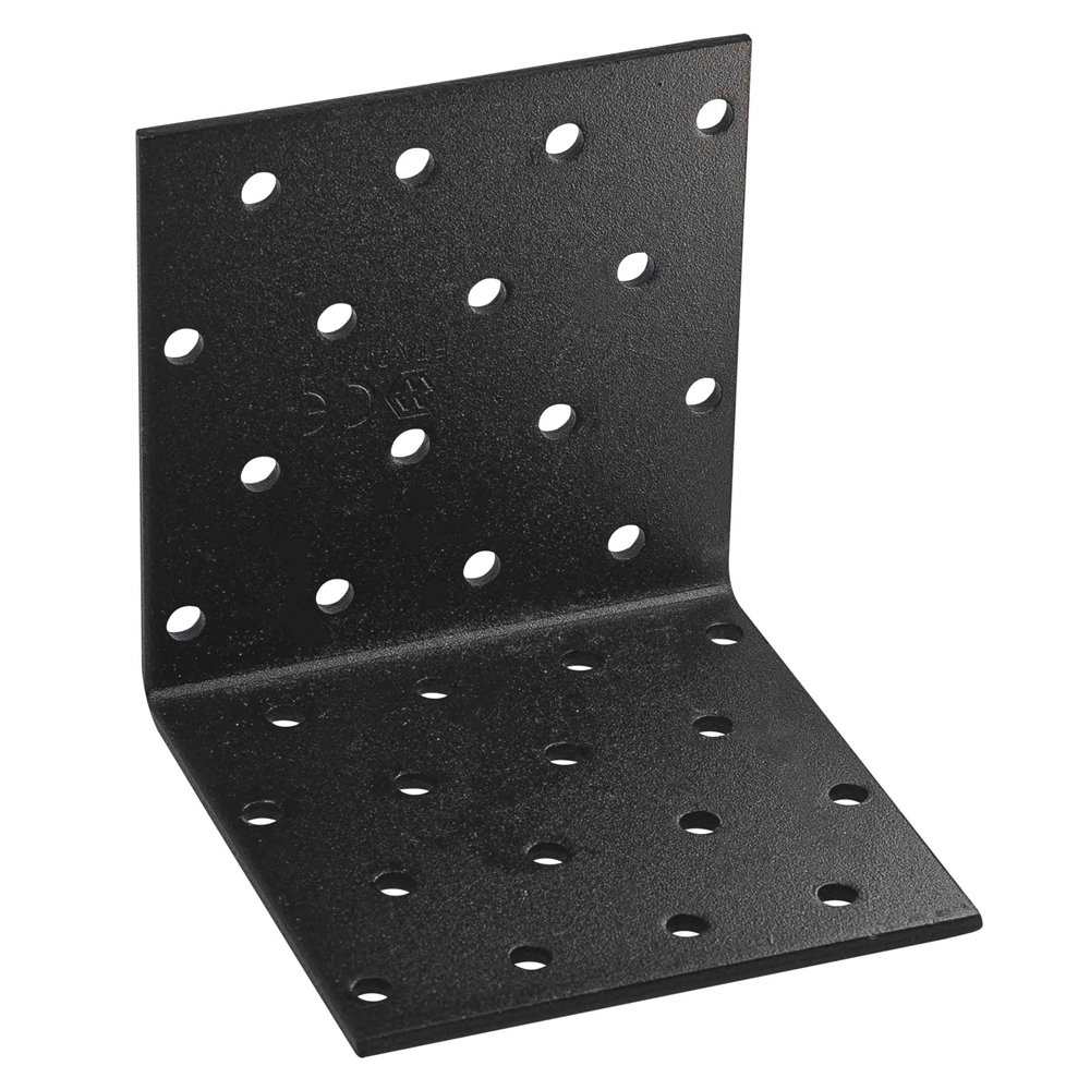 Waelbers Verbindingshoek 80x80x80mm zwart TXT - 50 Stuk(s) - 448478.11