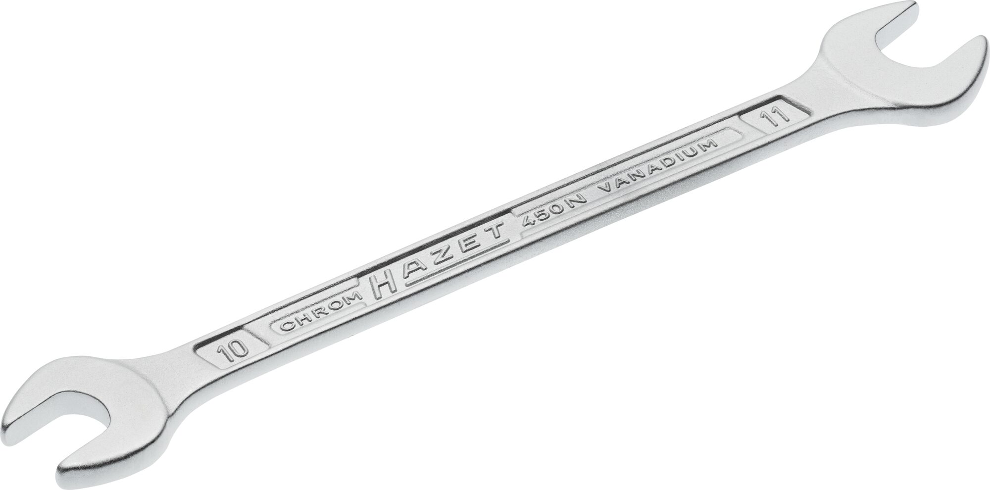 HAZET Dubbele steeksleutel 450N-10X11 · Buiten-zeskant-profiel · SW 10 x 11 mm