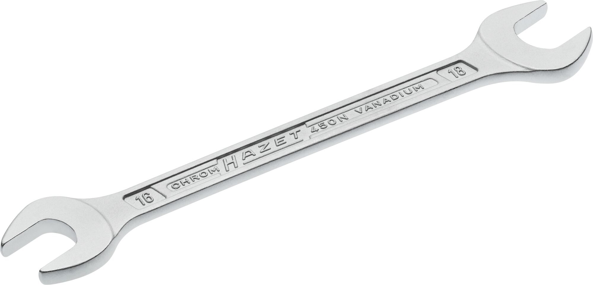 HAZET Dubbele steeksleutel 450N-16X18 · Buiten-zeskant-profiel · SW 16 x 18 mm