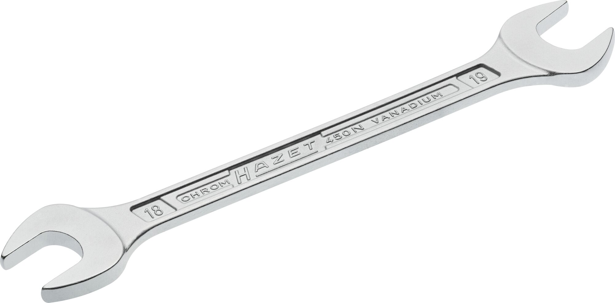 HAZET Dubbele steeksleutel 450N-18X19 · Buiten-zeskant-profiel · SW 18 x 19 mm