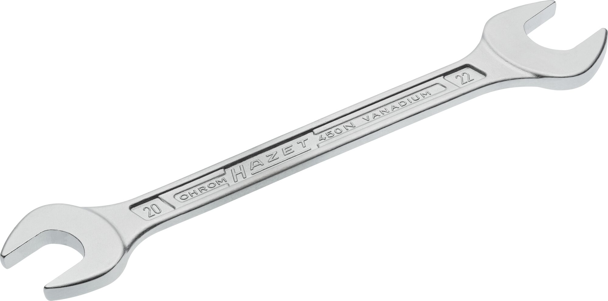 HAZET Dubbele steeksleutel 450N-20X22 · Buiten-zeskant-profiel · SW 20 x 22 mm