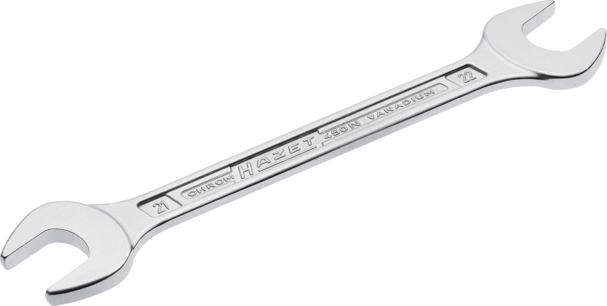 HAZET Dubbele steeksleutel 450N-21X22 · Buiten-zeskant-profiel · SW 21 x 22 mm