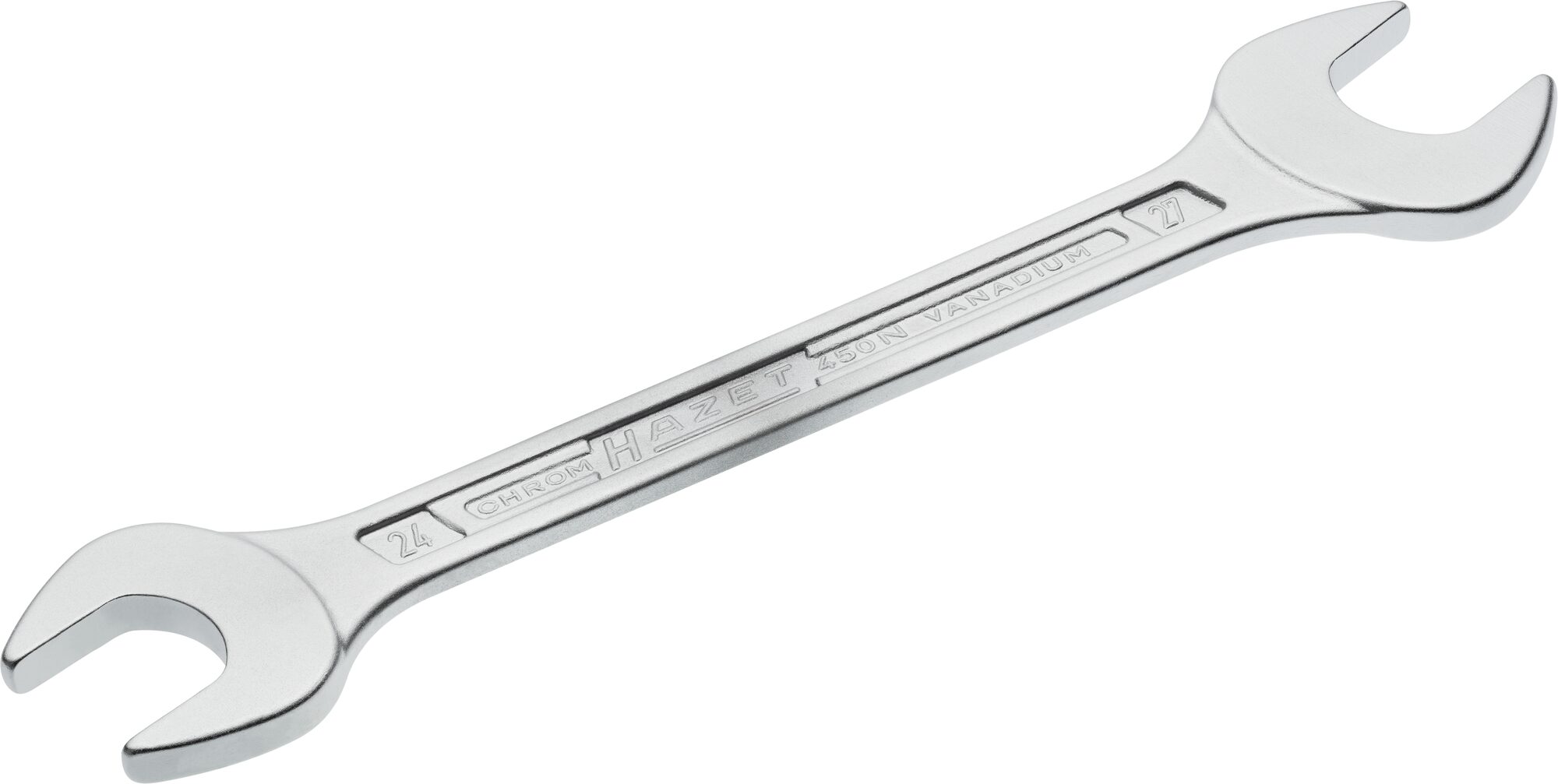 HAZET Dubbele steeksleutel 450N-24X27 · Buiten-zeskant-profiel · SW 24 x 27 mm