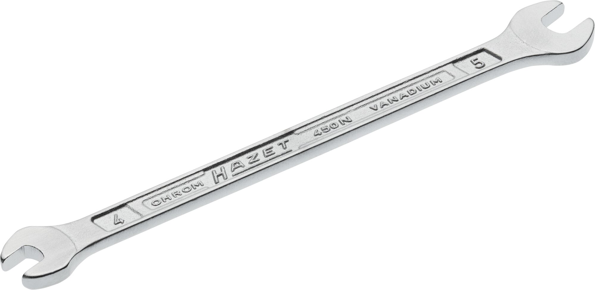 HAZET Dubbele steeksleutel 450N-4X5 · Buiten-zeskant-profiel · SW 4 x 5 mm