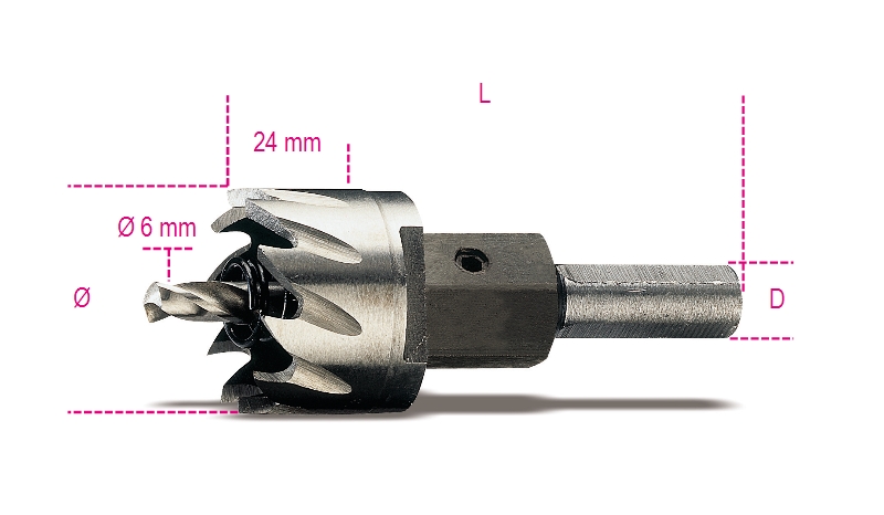 Beta Gatfrezen HSS, volledig geslepen 451 12 - 004510012