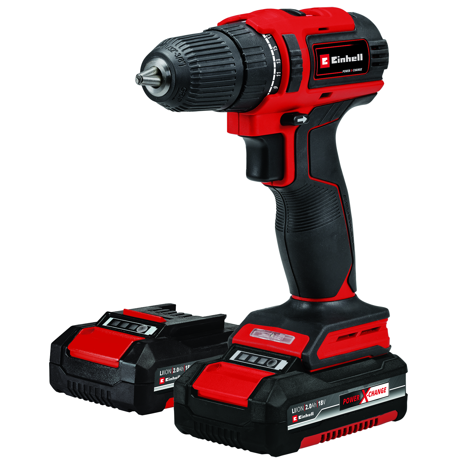 Einhell TE-CD 18/40 Li BL Kit 2.0 Ah - Accu Boor-/Schroefmachine 18V | 2 x 2.0 Ah accu + lader | In koffer - 4513995 4513995