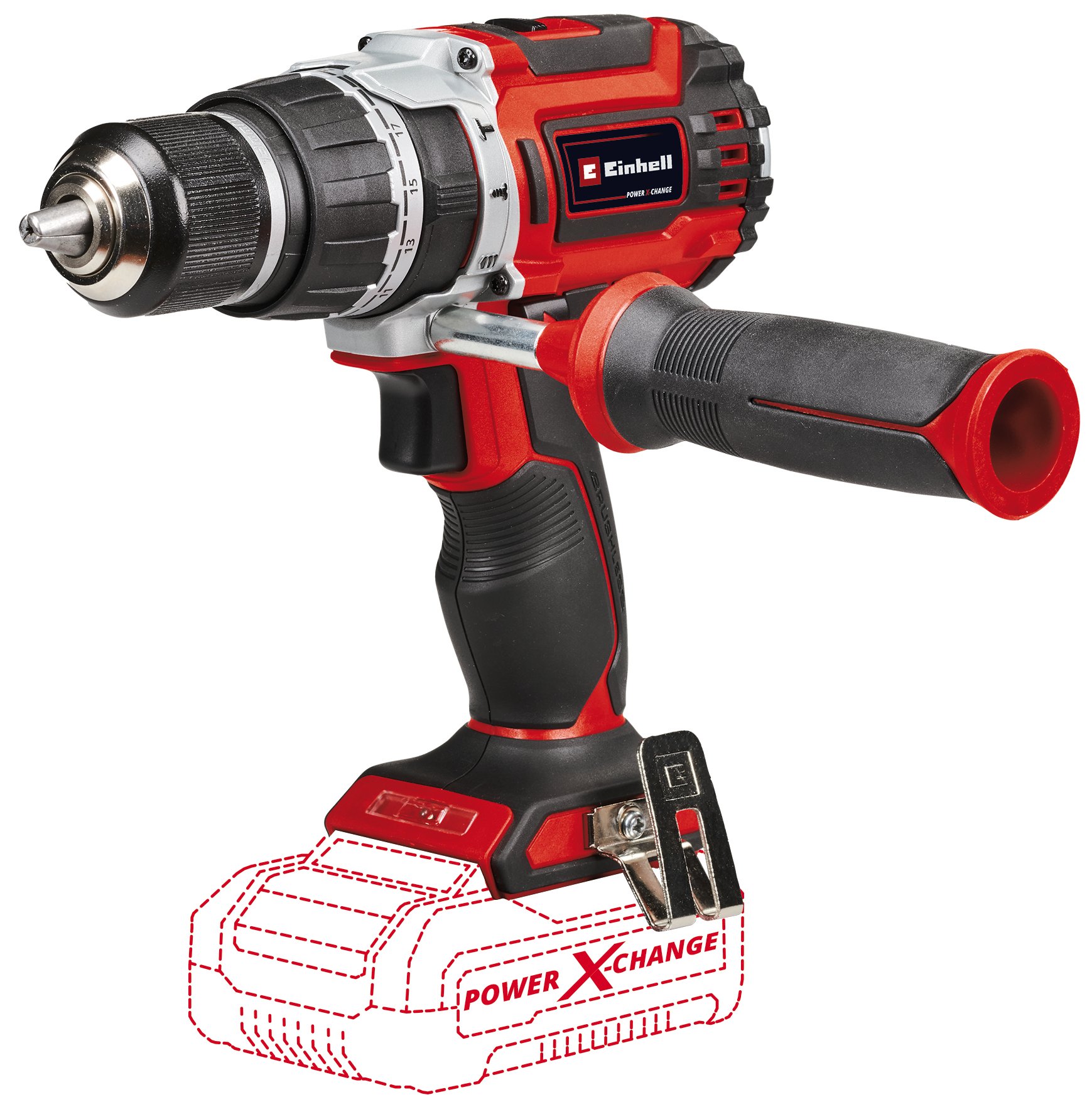 Einhell TP-CD 18/60 Li-i BL Solo - Accu Klopboor-/Schroefmachine | 18V | 60 Nm | Zonder accu en lader - 4514205 - 4514205