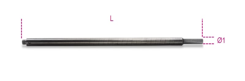 Beta Verlengstuk voor gatfrezen model 451 451PR 14X1,5 - 004510108