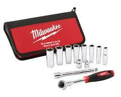 Milwaukee Accessoires Tradesman 3/8" Dopsleutel Set - 12pcs - 48229001