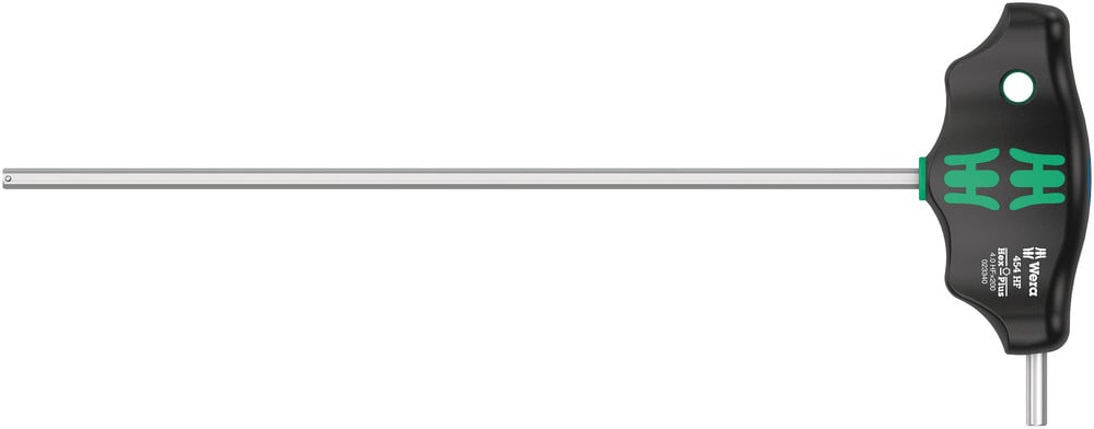 Wera 454 HF T-greep zeskant-schroevendraaier Hex-Plus met vasthoudfunctie, 4 x 200 mm - 05023340001