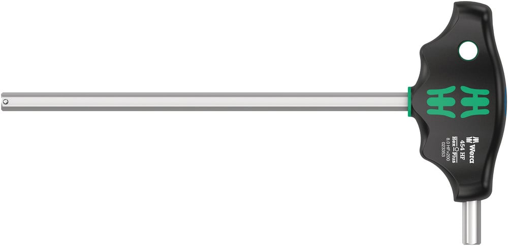 Wera 454 HF T-greep zeskant-schroevendraaier Hex-Plus met vasthoudfunctie, 8 x 200 mm - 05023353001