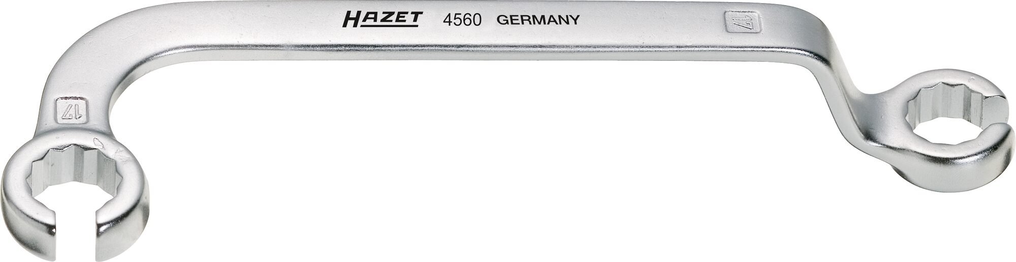 HAZET Injectieleidingsleutel 4560 · Buitentwaalfkant profiel · SW 17 x 17 mm