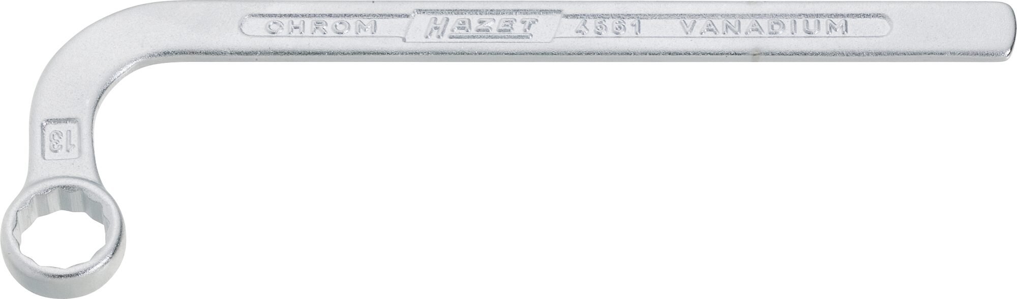 HAZET Inspuitpompgereedschap 4561 · Buitentwaalfkant profiel · SW 13 mm