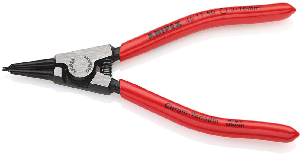 Knipex Borgveertang voor buitenringen op assen | Kunststof bekleed | Zwart geatramenteerd - 46 11 A0 SB