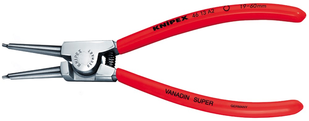 Knipex Borgveertang voor buitenringen op assen verchroomd met kunststof bekleed 210 mm - 4613A3
