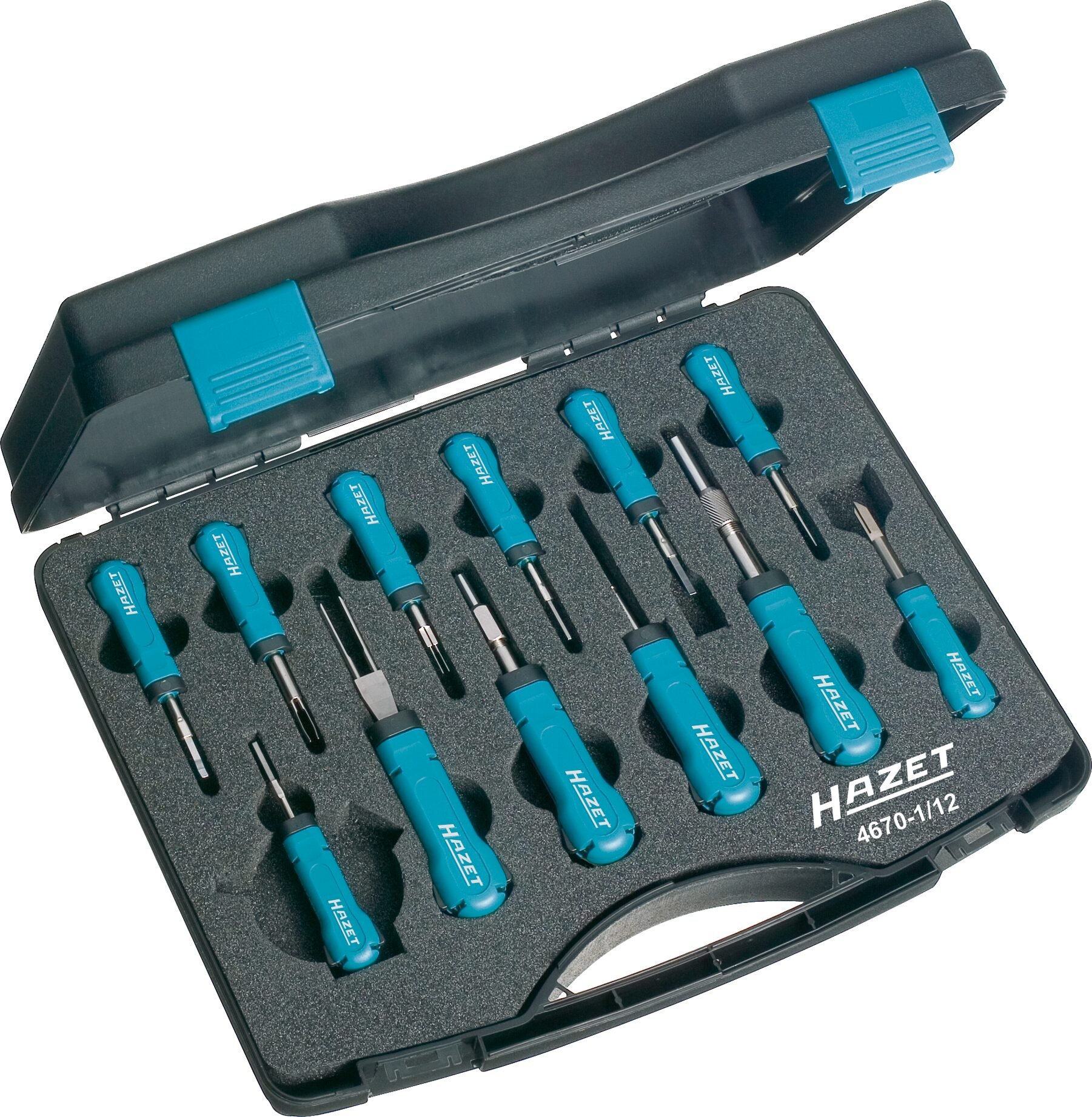 HAZET Kabelontgrendelaar assortiment 4670-1/12 · 12-delig