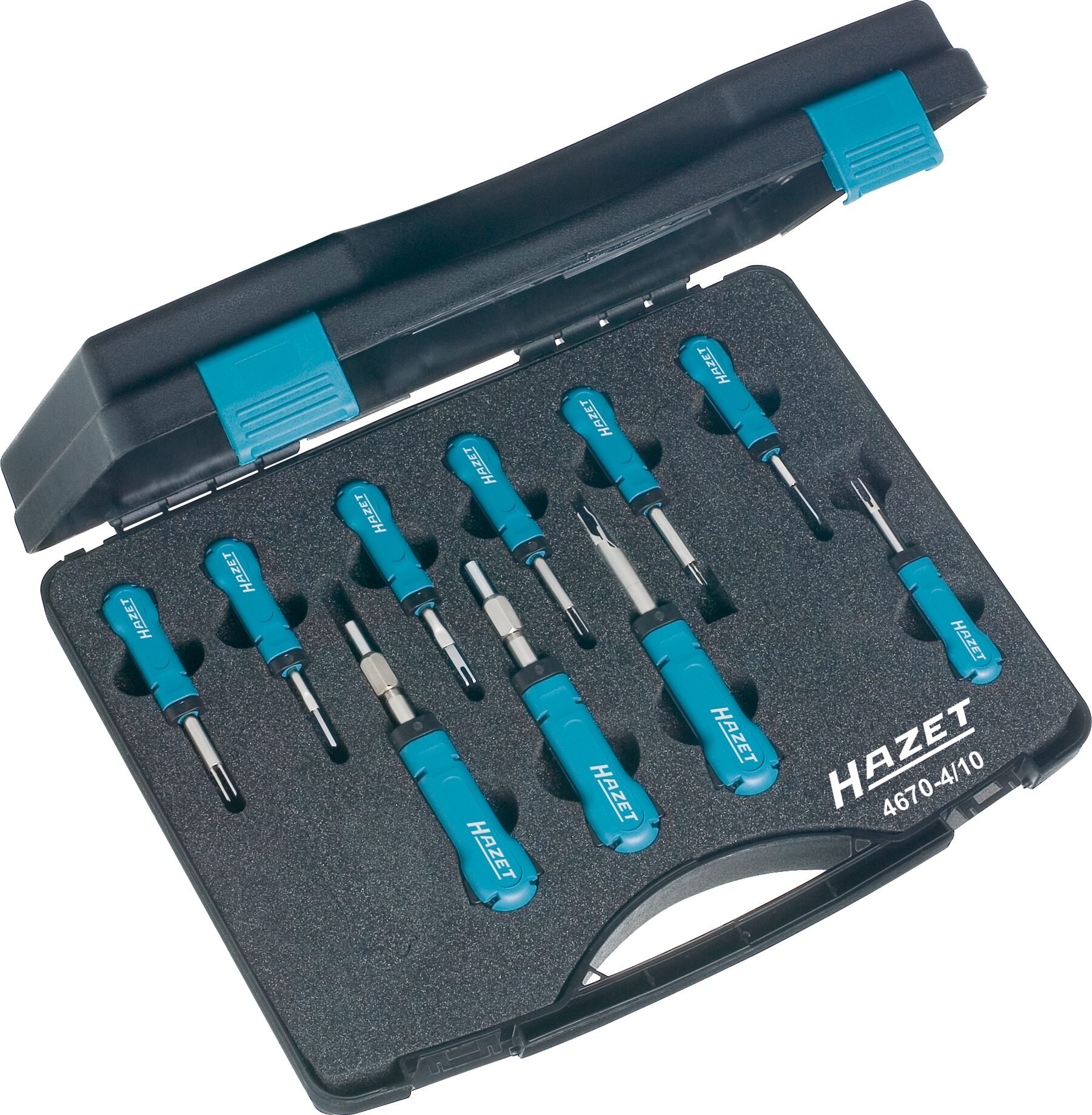 HAZET Kabelontgrendelaar assortiment 4670-4/10 · 10-delig