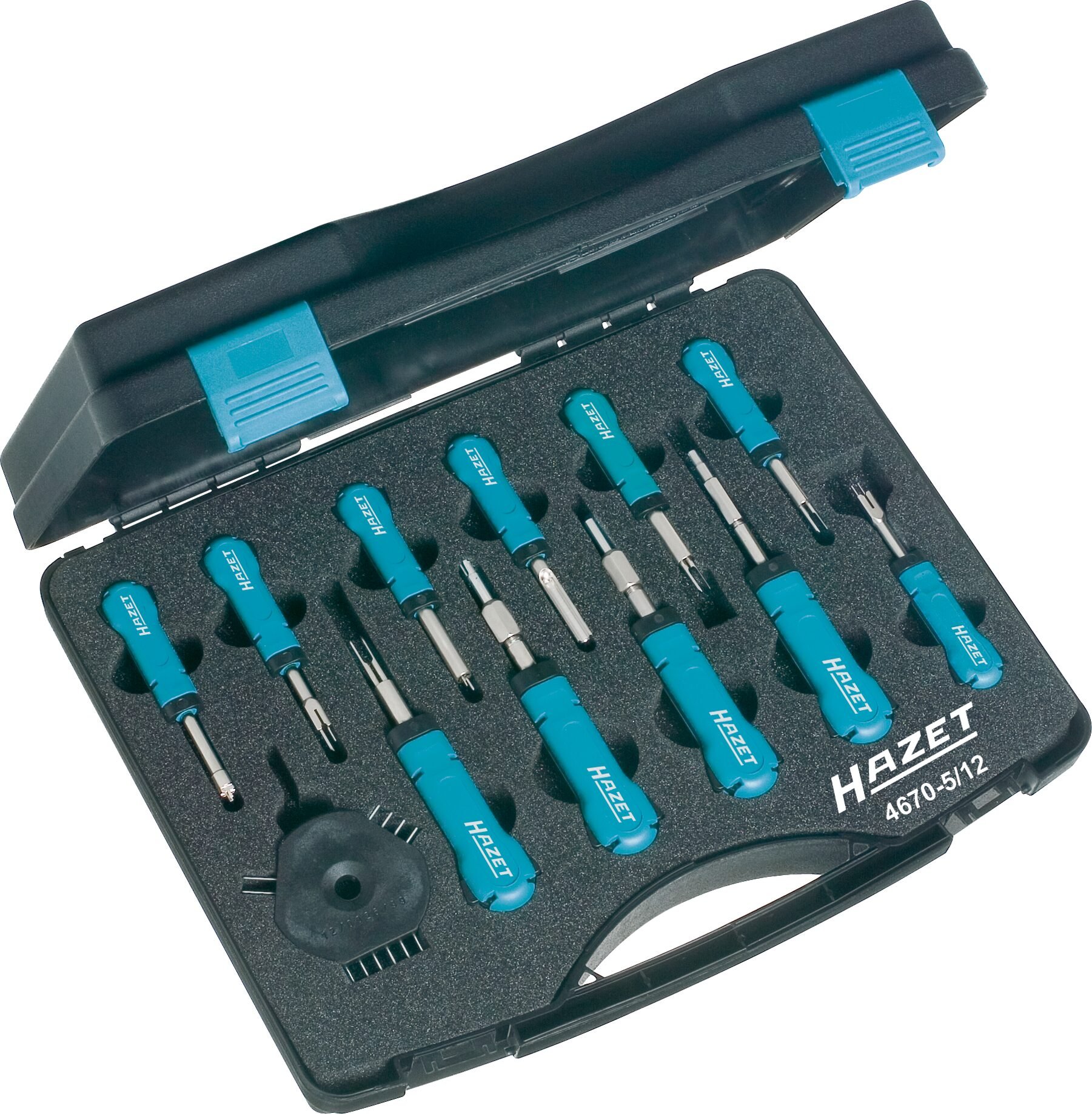 HAZET Kabelontgrendelaar assortiment 4670-5/12 · 12-delig