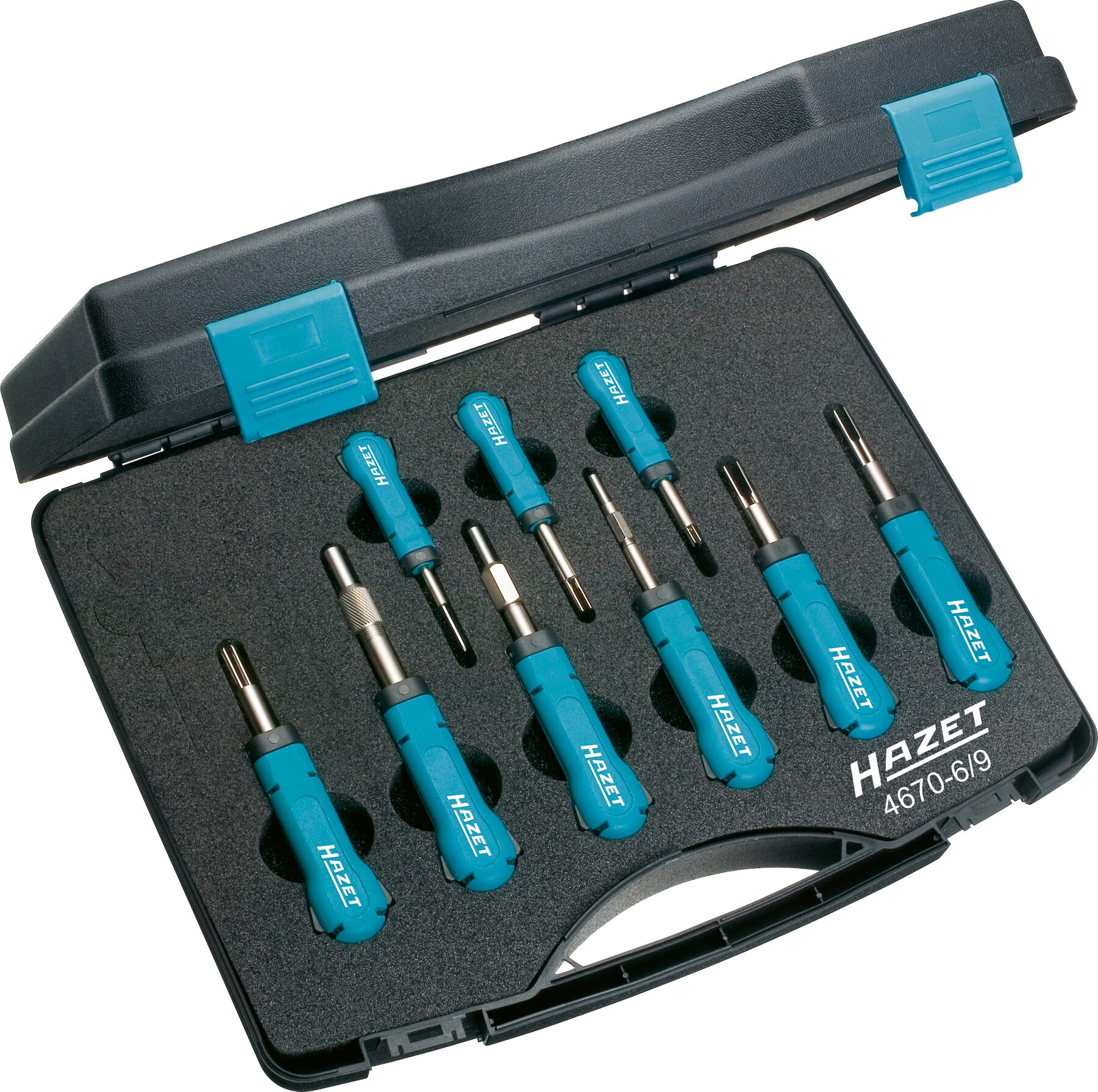HAZET Kabelontgrendelaar assortiment 4670-6/9 · 9-delig
