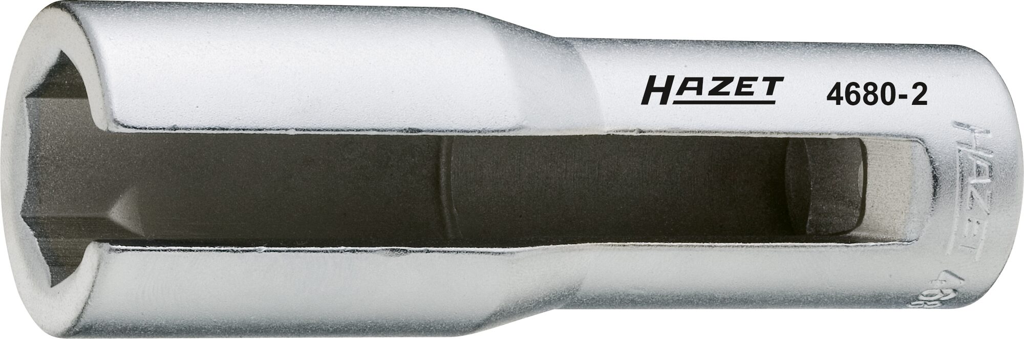 HAZET Lambdasonde-dopsleutel 4680-2 · 1/2 inch (12,5 mm) vierkant hol · Buiten-zeskant-profiel · SW 22 mm