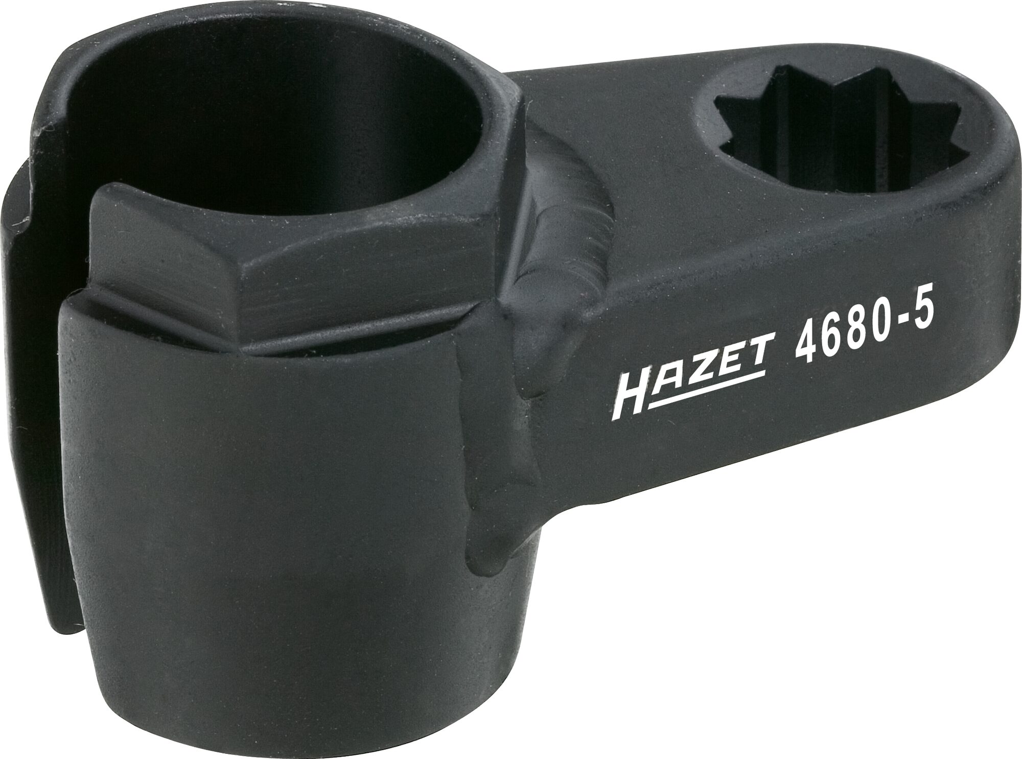 HAZET Dopsleutel voor uitlaatsonde 4680-5 · 1/2 inch (12,5 mm) achtkant hol · Buiten-zeskant-profiel · SW 22 mm