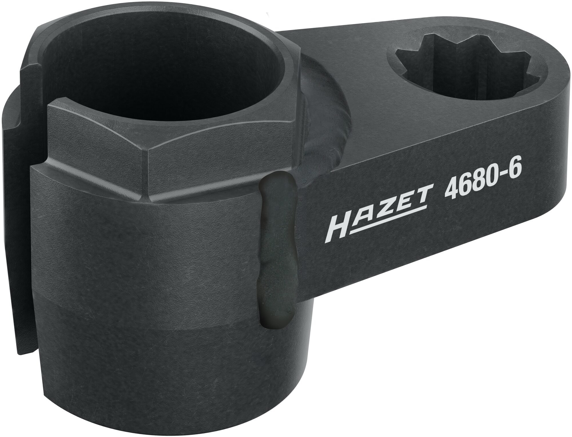 HAZET Dopsleutel voor uitlaatsonde 4680-6 · 1/2 inch (12,5 mm) achtkant hol · Buiten-zeskant-profiel · SW 24 mm