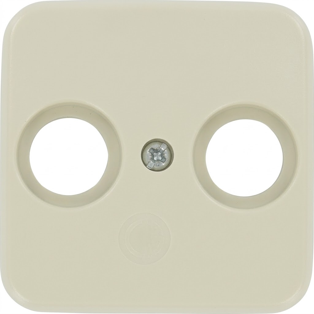 Bush Jaeger Inzetplaat coax creme Bush Jaeger 4692110