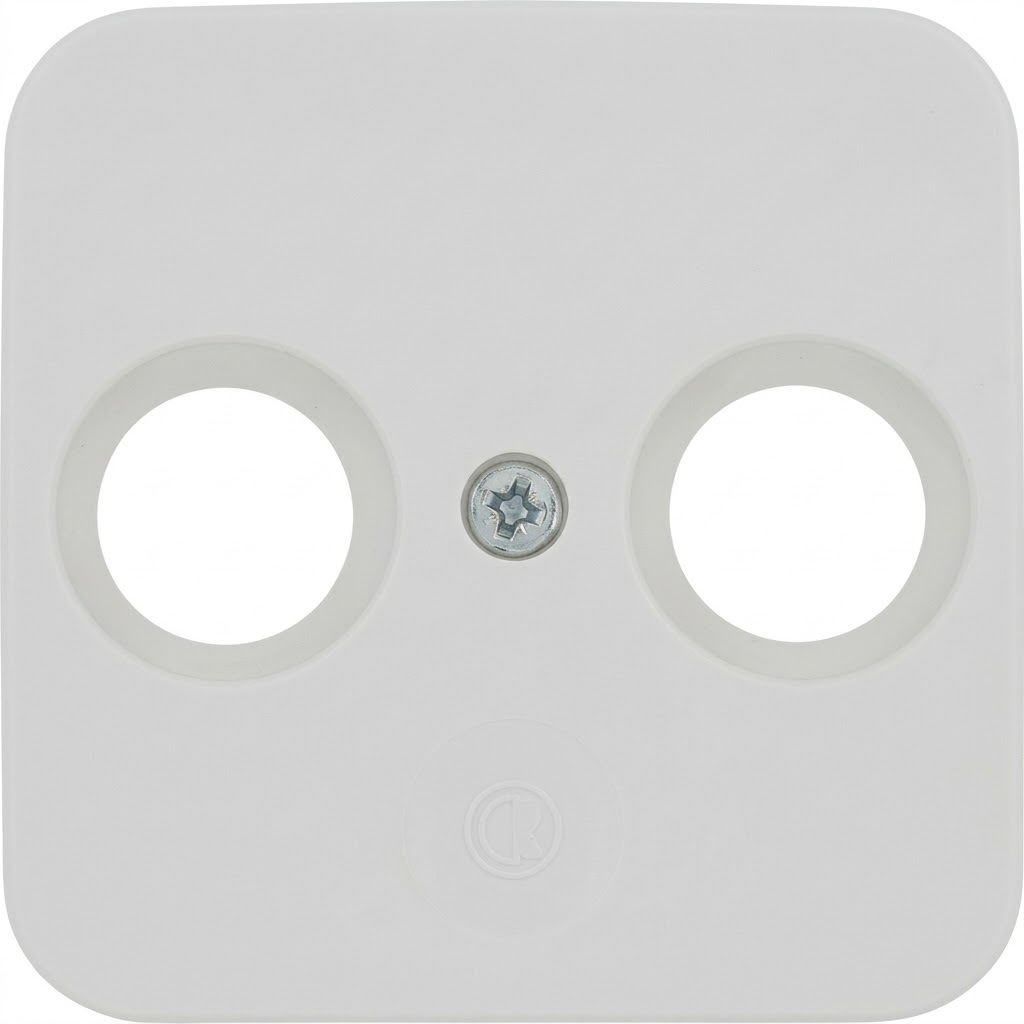 Bush Jaeger Inzetplaat coax wit Bush Jaeger 4692112