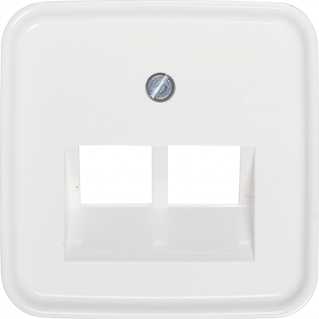 Bush Jaeger Plaat tbv. datacontactdoos wit Busch J 4692192