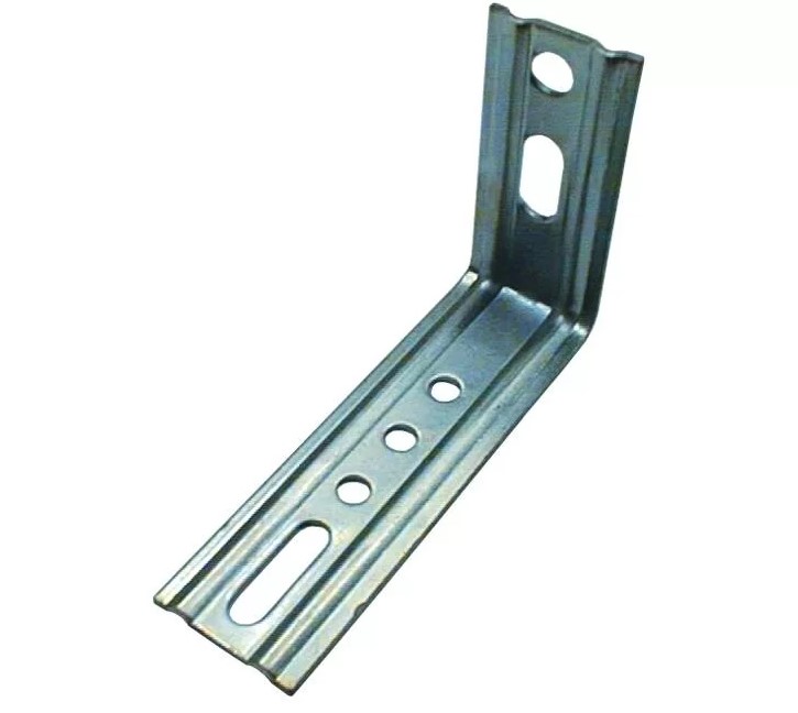 Waelbers Kozijnhoek m/ril 90° 120x65 mm, blauw verzinkt (GV) - 100 Stuk(s) - 470361.13 afbeelding