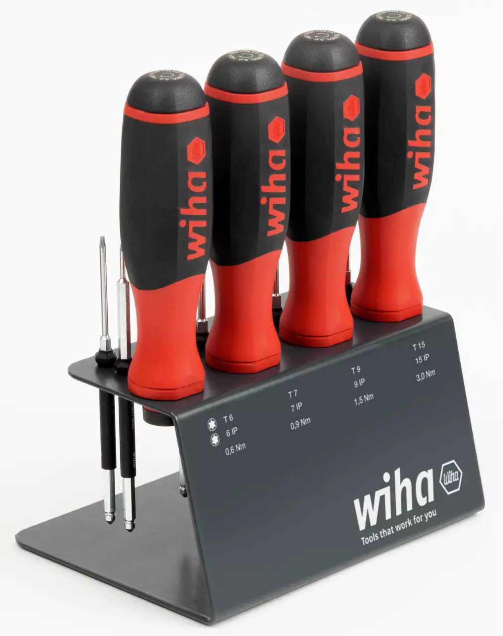 Wiha Momentschroevendraaierset easyTorque 2 TORX®, TORX PLUS® 13-delig in werkbankhouder - 47196