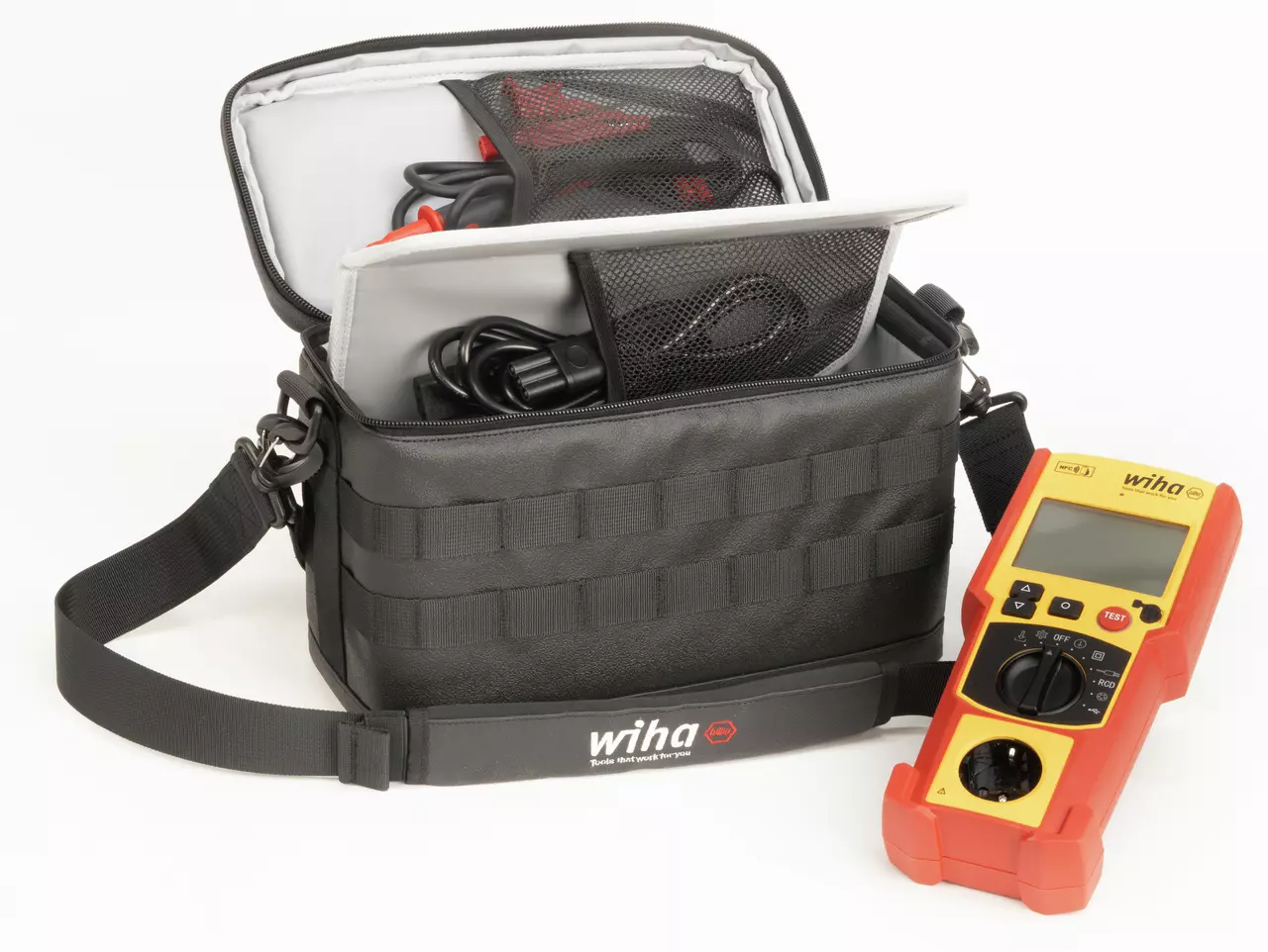 Wiha Apparaattester set PAT one met toebehoren EU in etui - 47222