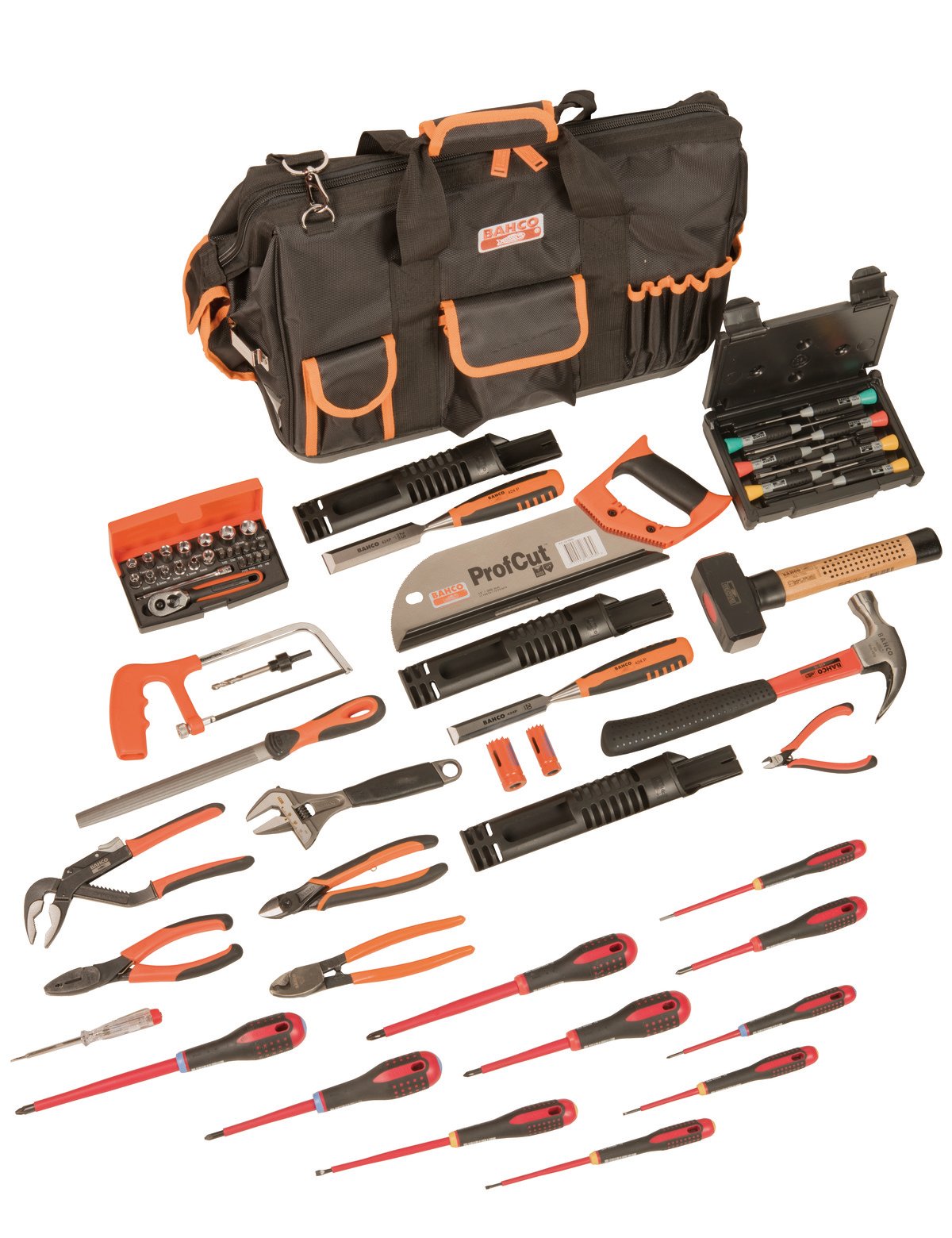 Bahco Gereedschapstas | gesloten | voor MRO - 61-delig - 4750FB2-19TS001