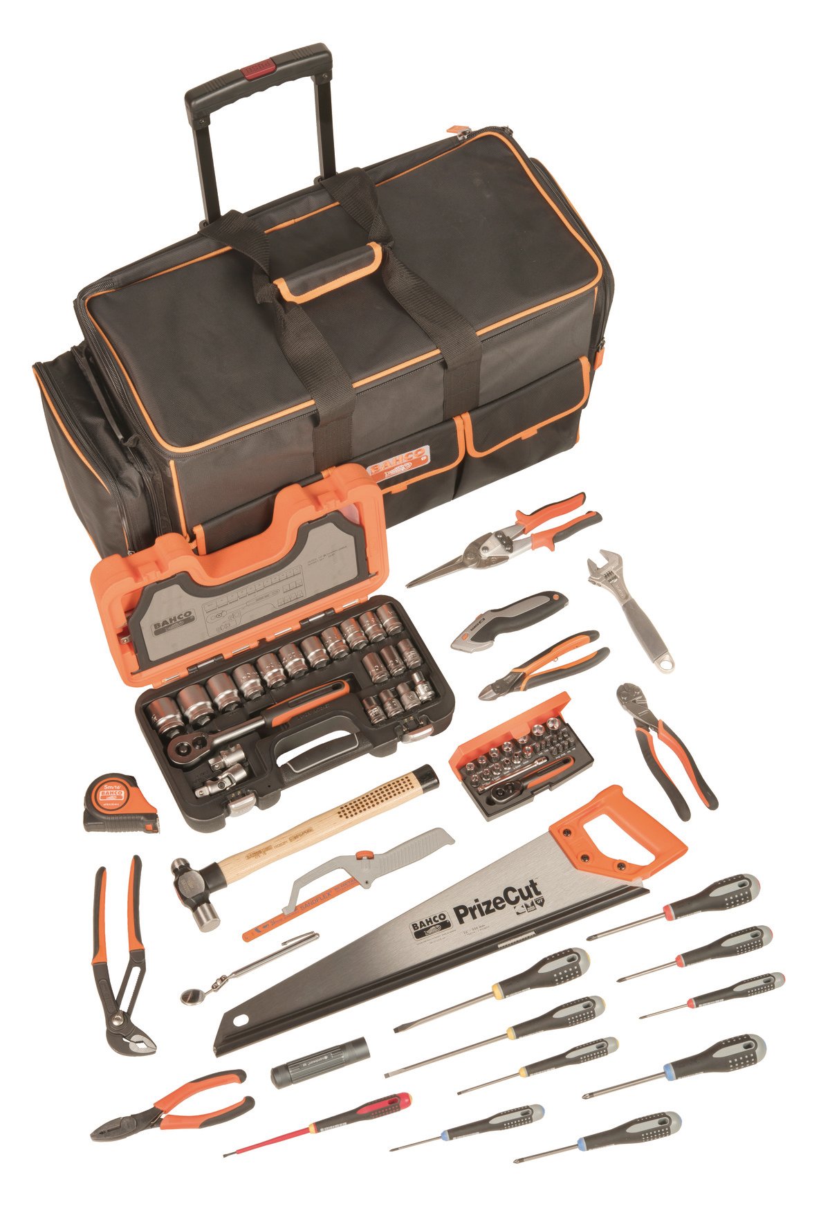 Bahco Gereedschapstas | op wielen | voor MRO 72-delig 4750FB2W-TS001