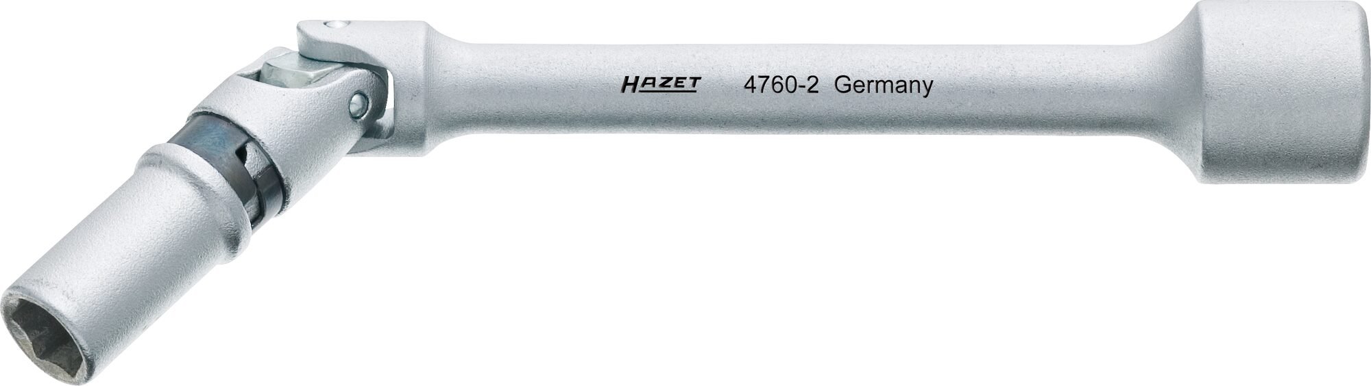 HAZET Gloeibougiesleutel 4760-2 · 3/8 inch (10 mm) vierkant hol · Buiten-zeskant-profiel · SW 8 mm · 5/16?