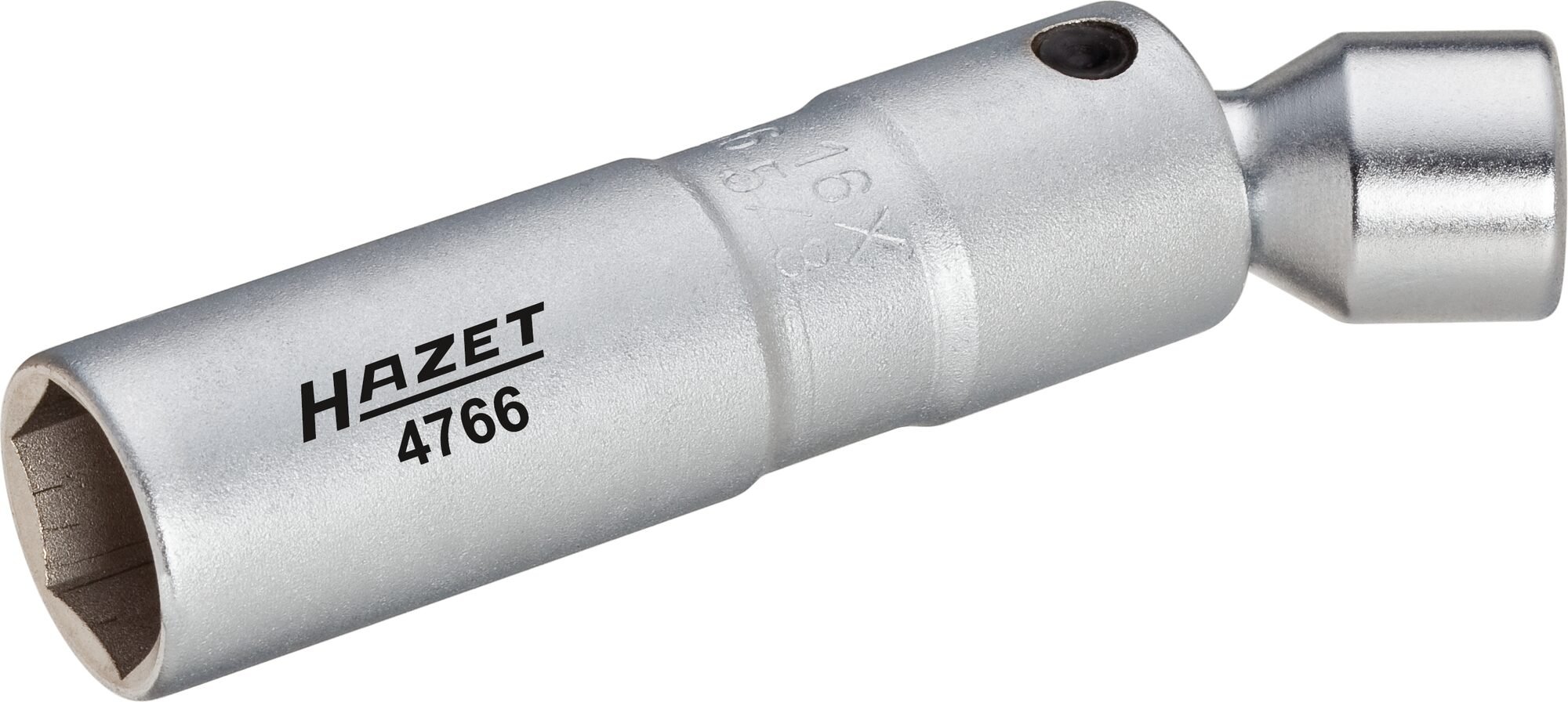 HAZET Bougiesleutel 4766 · 3/8 inch (10 mm) vierkant hol · Buiten-zeskant-profiel · SW 16 mm · 5/8?