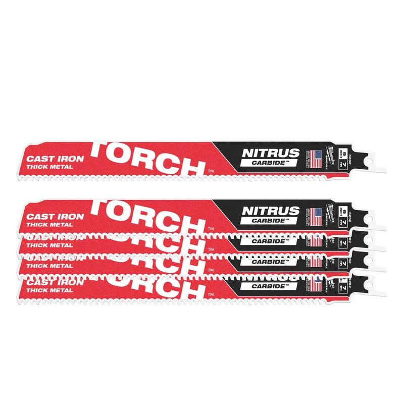 Milwaukee Accessoires Reciprozaagblad TCT Torch NITRUS 230/7T-5pc - 48005562