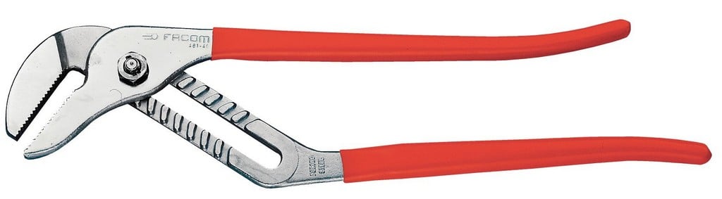 Facom waterpomptang met gefreesde groeven pvc 40cm - 481.40