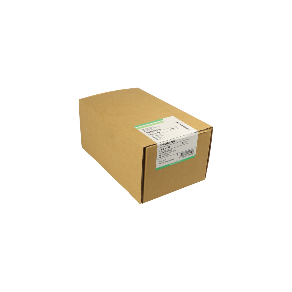 Hoenderdaal Fasteners Hoenderdaal Spanhuls Vz 8.0X150 | 100 stuks 4810.01.63101